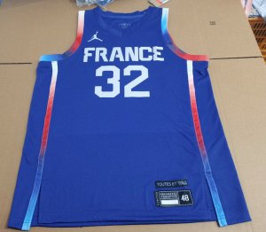 32 Webanyama France Olympics Limited Road Jersey blue